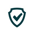 Security approval check icon. Digital protection and security data concept Ã¢â¬â vector